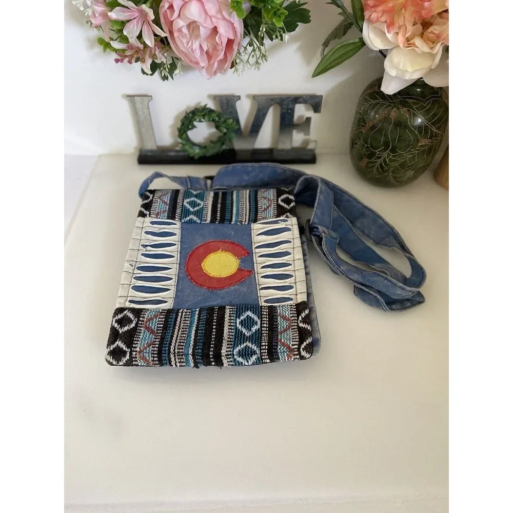 Rising‎ International Hippie Boho Bag Crossbody Handcrafted Made In Nepal 10